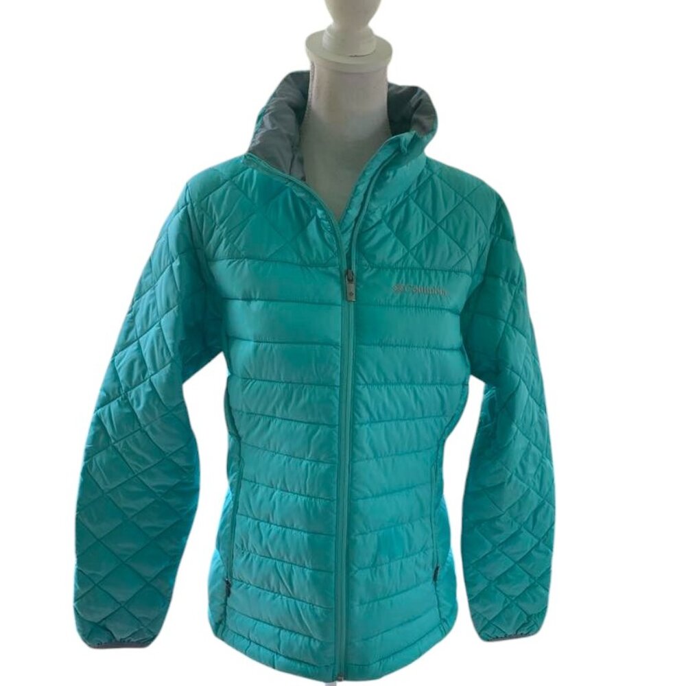 Columbia Womens Ultimate Catch Heat Seal Puffy Insulated Jacket Size Small - Picture 2 of 6